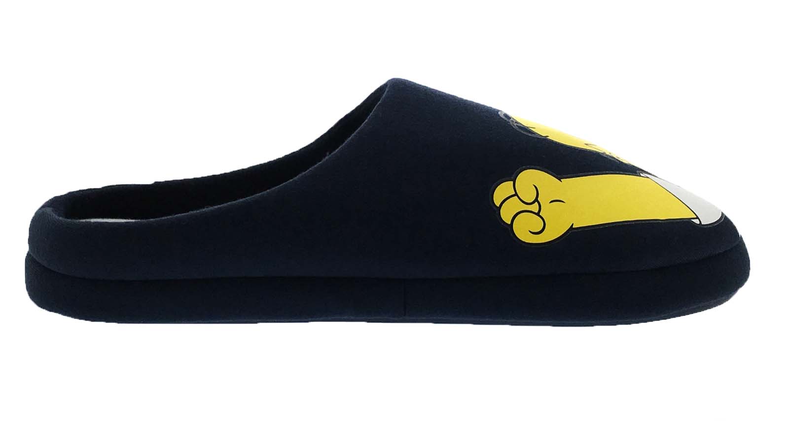 Mens Simpsons Slippers Novelty Plush Duff Homer Mules Xmas Gift Boys